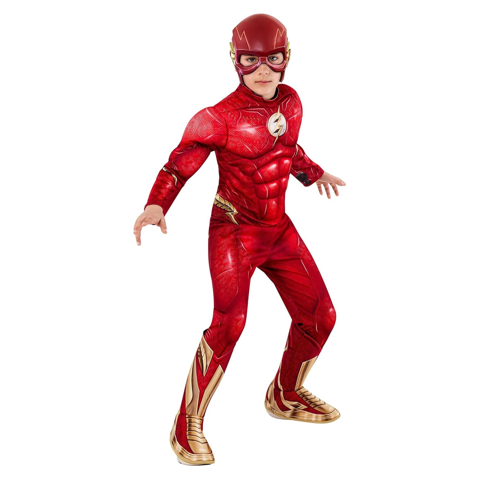 Disfraz Deluxe Rubie's The Flash Niños Mediano Halloween
