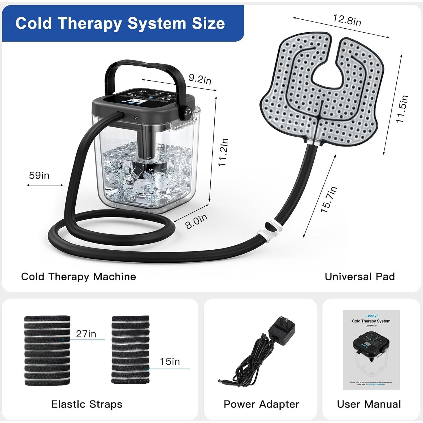 Máquina de Terapia Fría Egfvcbo para Rodilla 6.2L Batería 1800mAh
