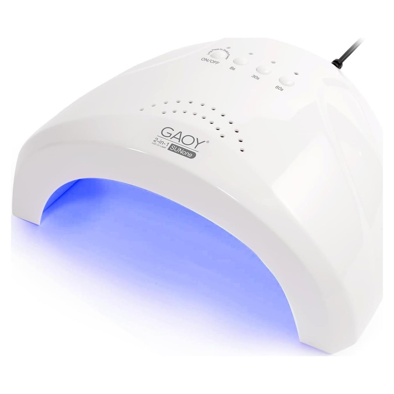 Lámpara UV LED GAOY Profesional para Esmalte en Gel 30 Perlas