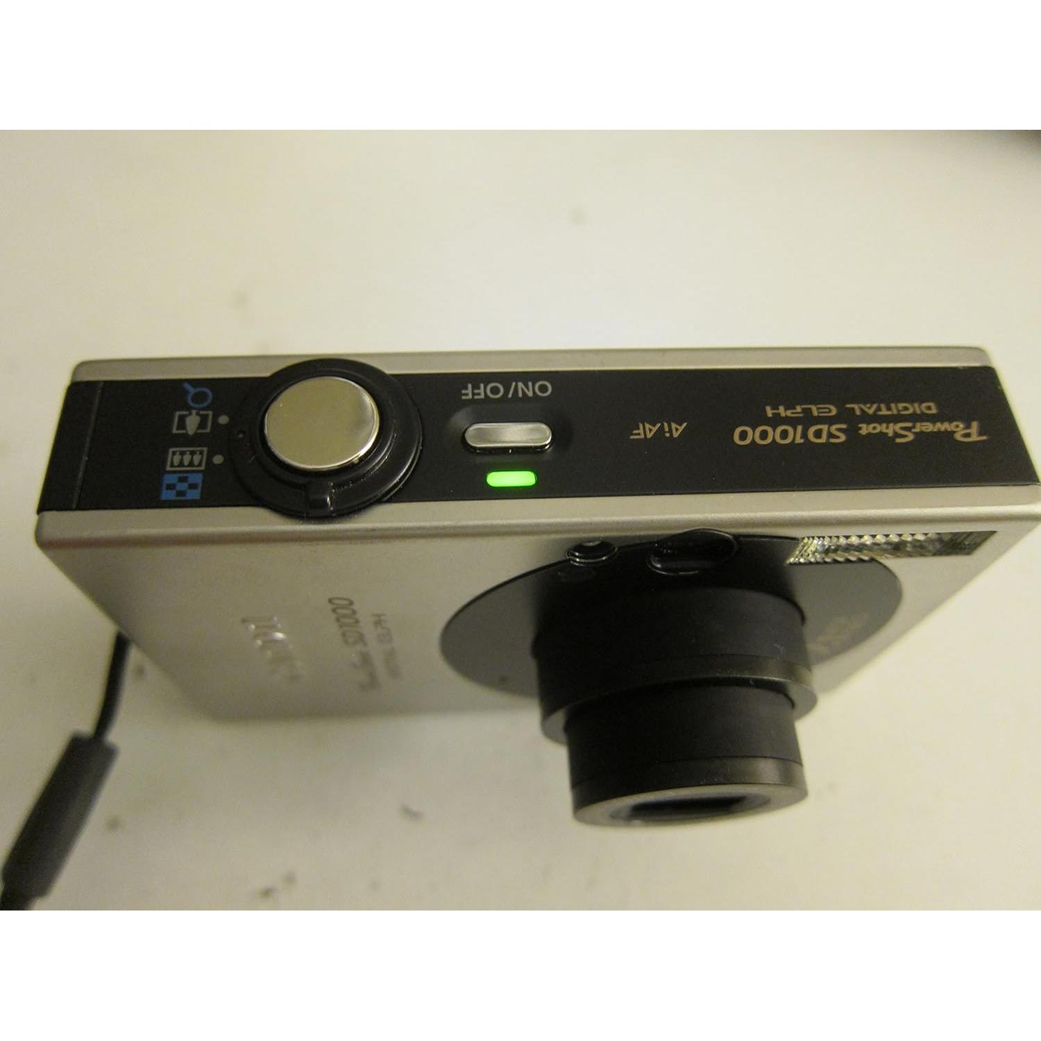 Cámara Digital Canon PowerShot SD1000 7.1MP Zoom 3x Negra