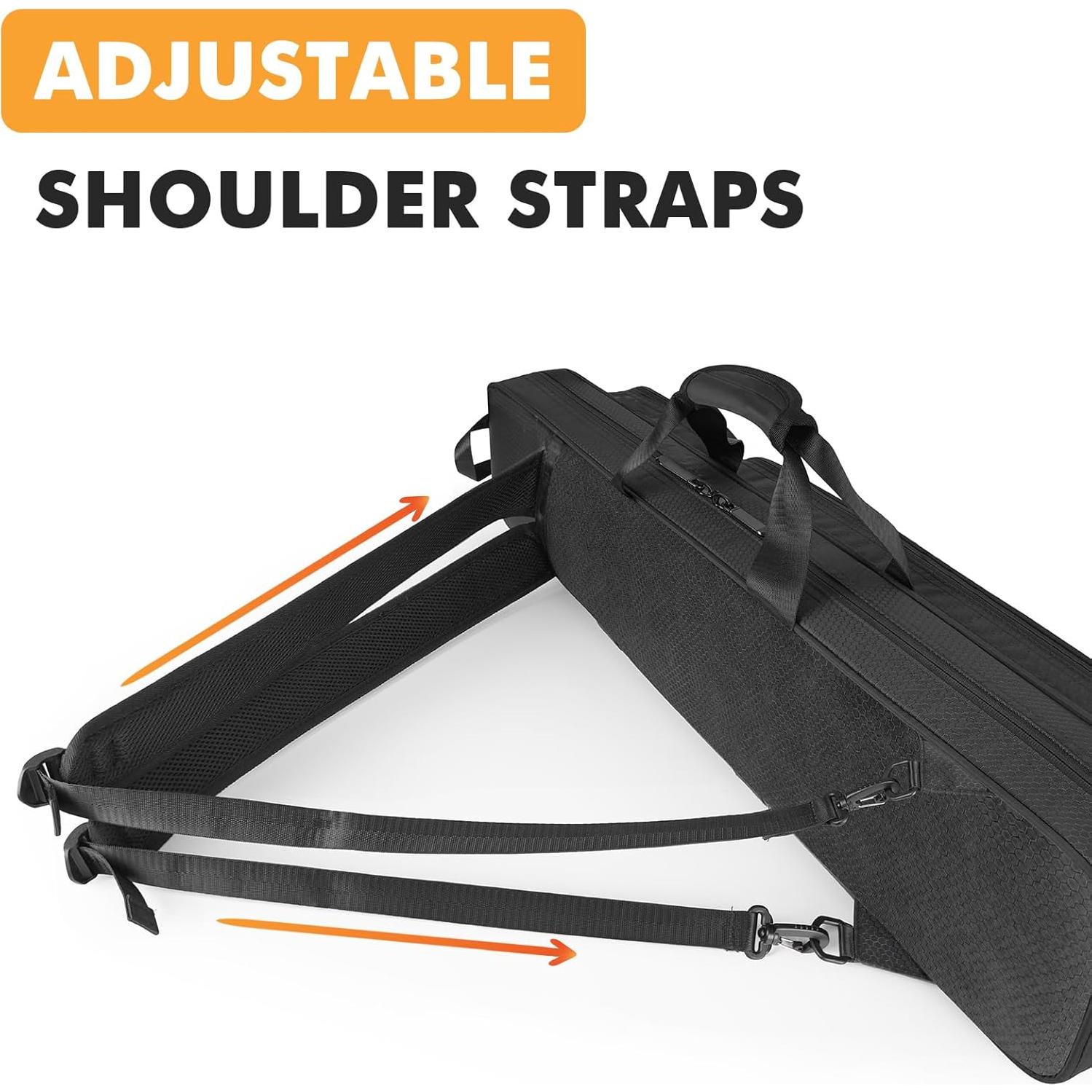 Funda para Tacos de Billar PEKREWS 4x5 Acolchada Negra