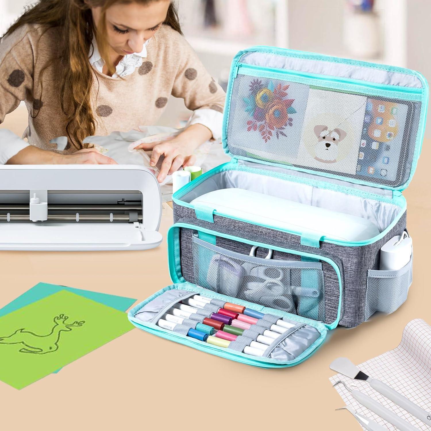 Funda Grande VIGEGARI para Cricut Joy Xtra con Bolsillos