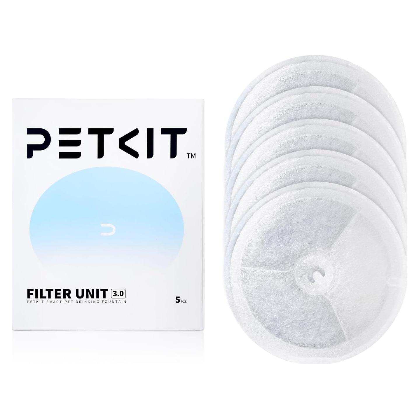Filtros de Reemplazo PETKIT 3.0 para Fuentes de Agua (5 pcs)