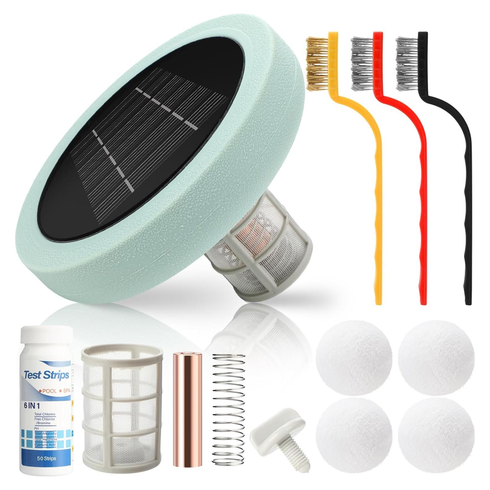 Ionizador Solar de Piscina Qualirey 45,000 Galones Verde