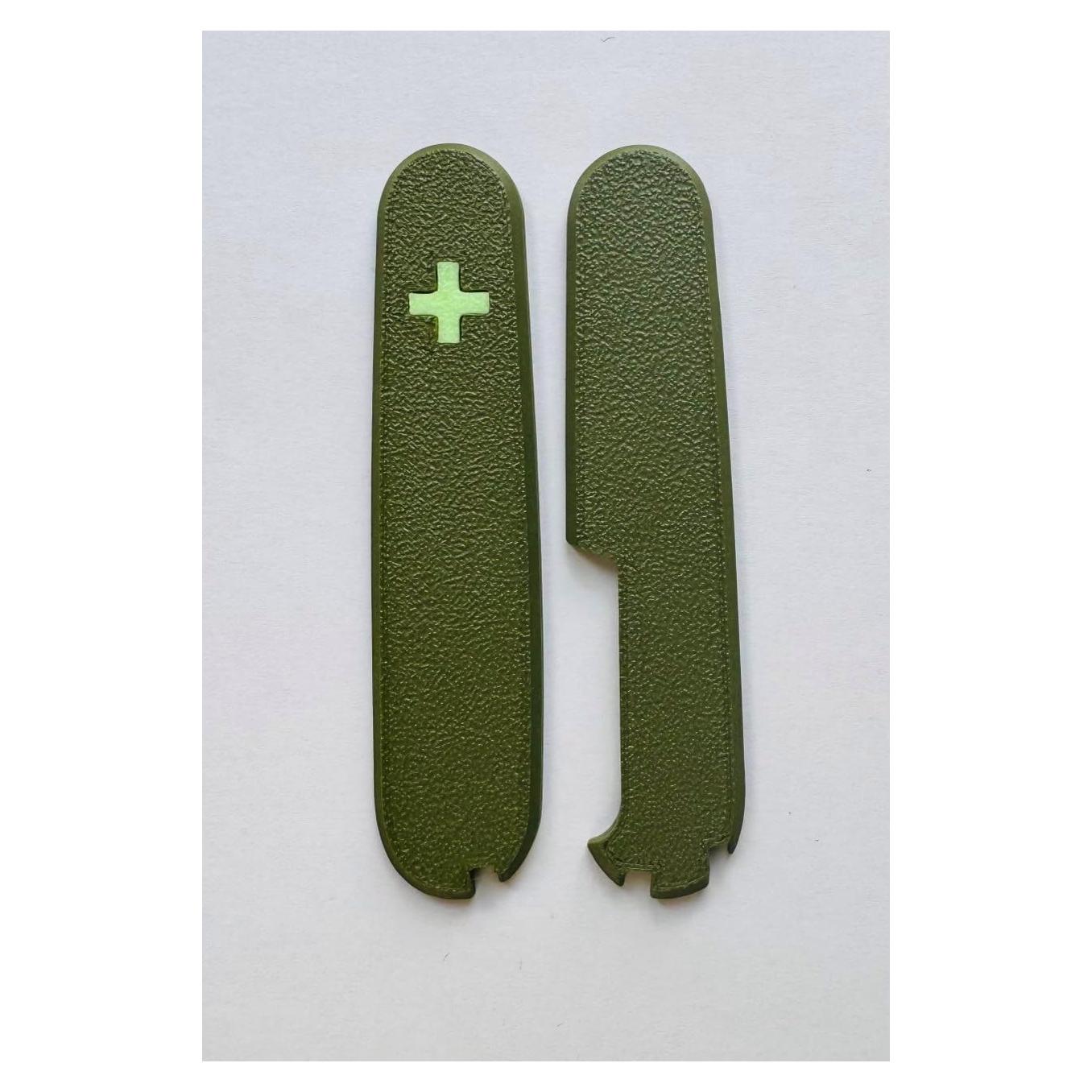 Cubiertas de Reemplazo Victorinox 91mm Verde Militar con Espacios