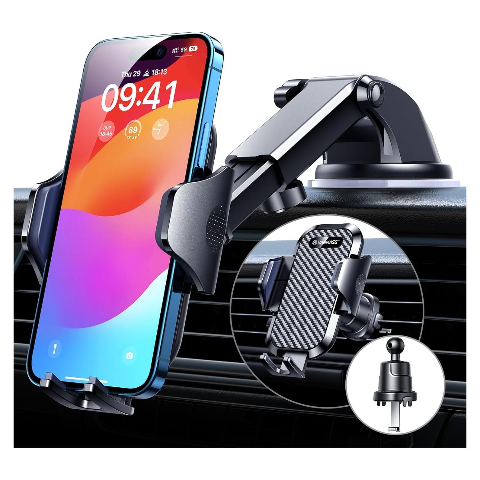 Soporte para Teléfono de Coche VANMASS 2025 Grado Militar