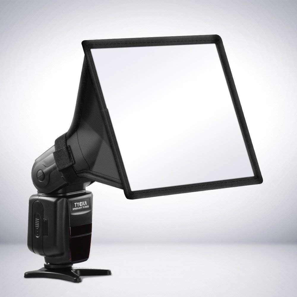 Difusor Softbox Universal Reflex Camera 17x15cm para Flash DSLR