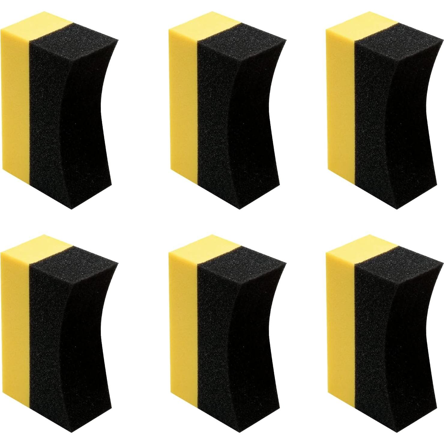 6 Almohadillas Aplicadoras de Brillo para Neumáticos Unlorspy