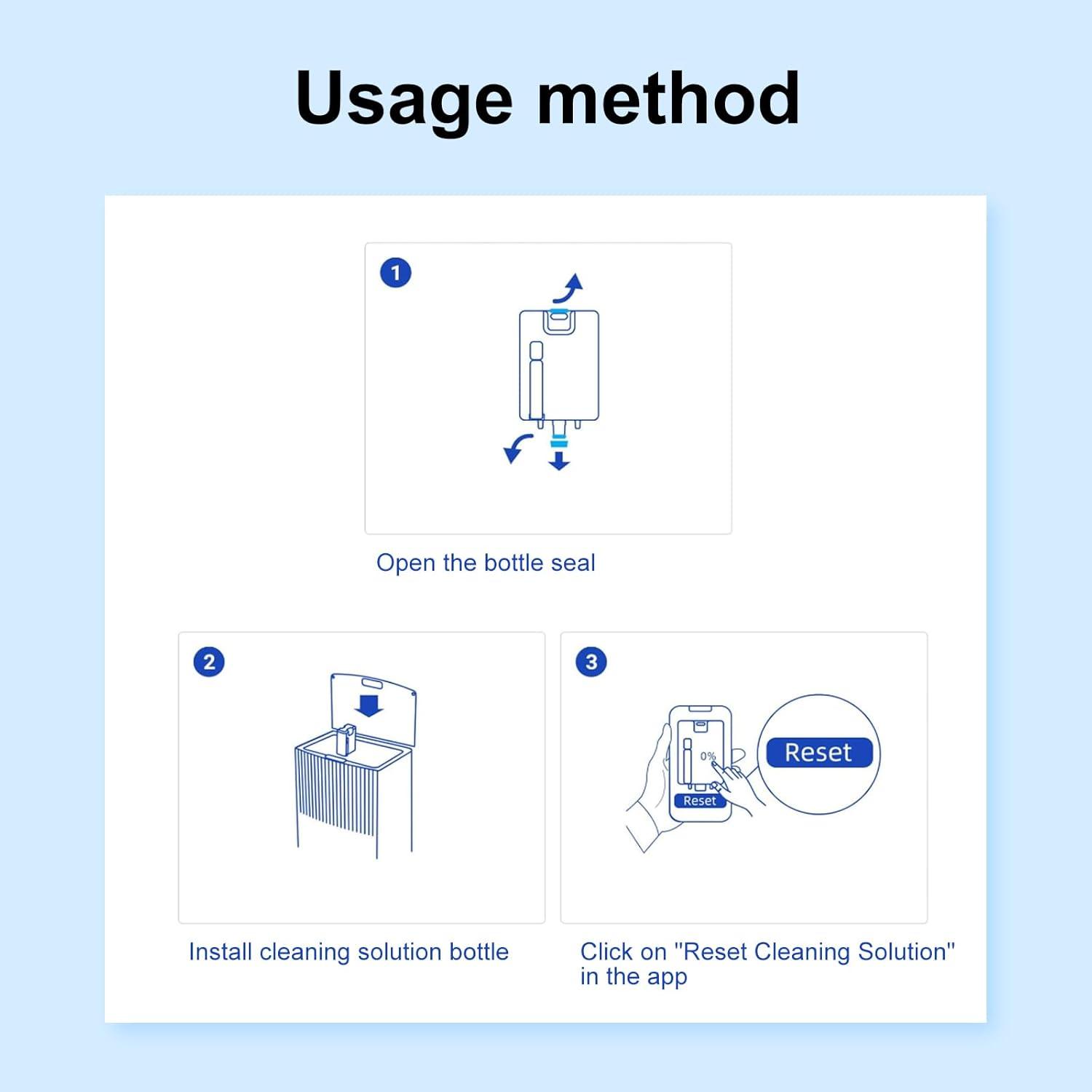 Solución de Limpieza Multi-Superficie GCW 0.47L para Dreame L20 Ultra