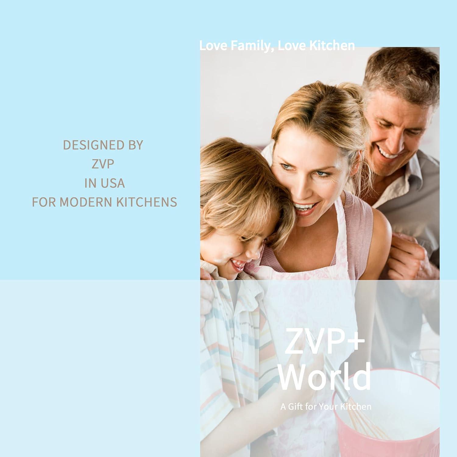 Tablas de Cortar ZVP Antideslizantes 8 Piezas Azul Gradiente