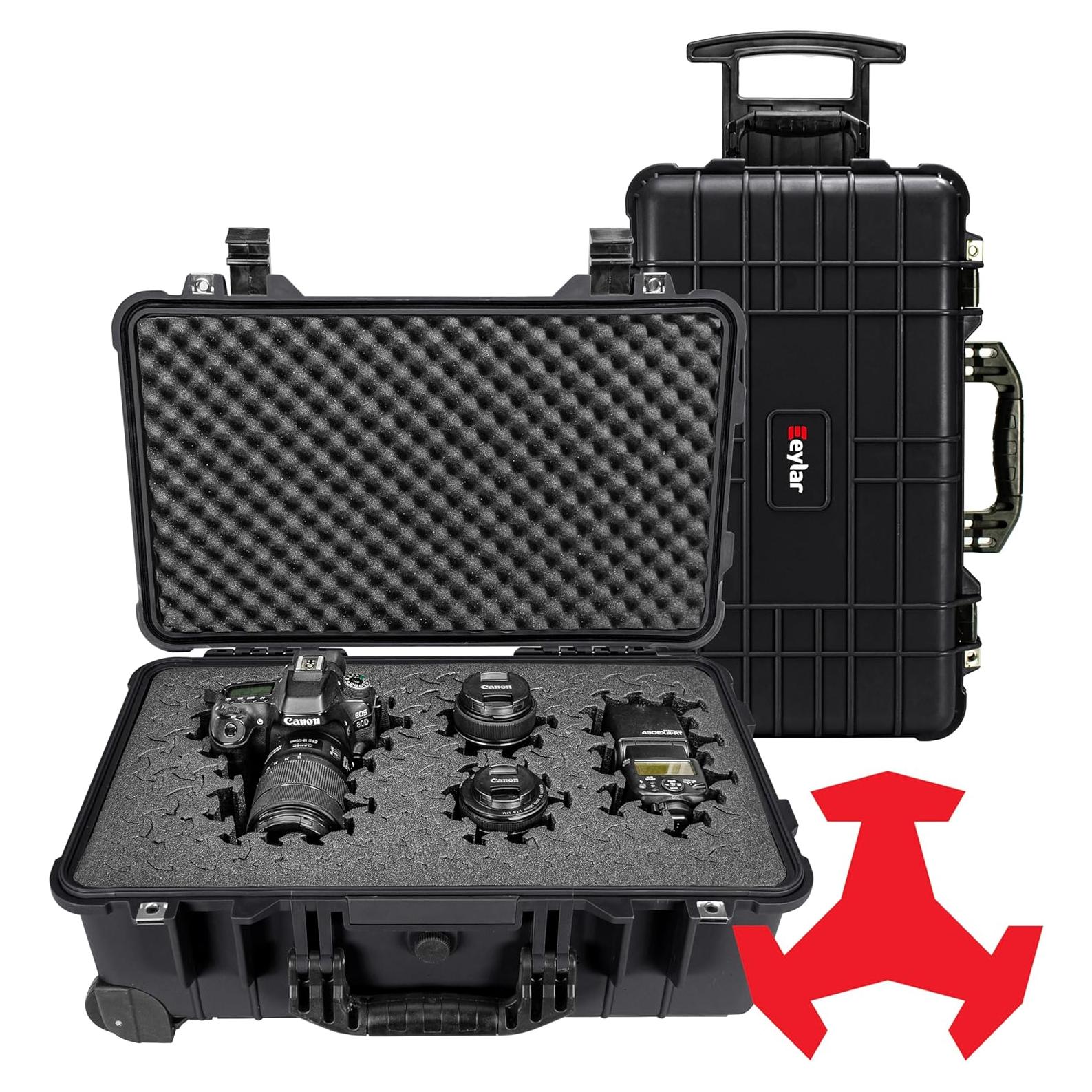 Maleta Rodante Dura Eylar 22" con Espuma RAGAR Reutilizable