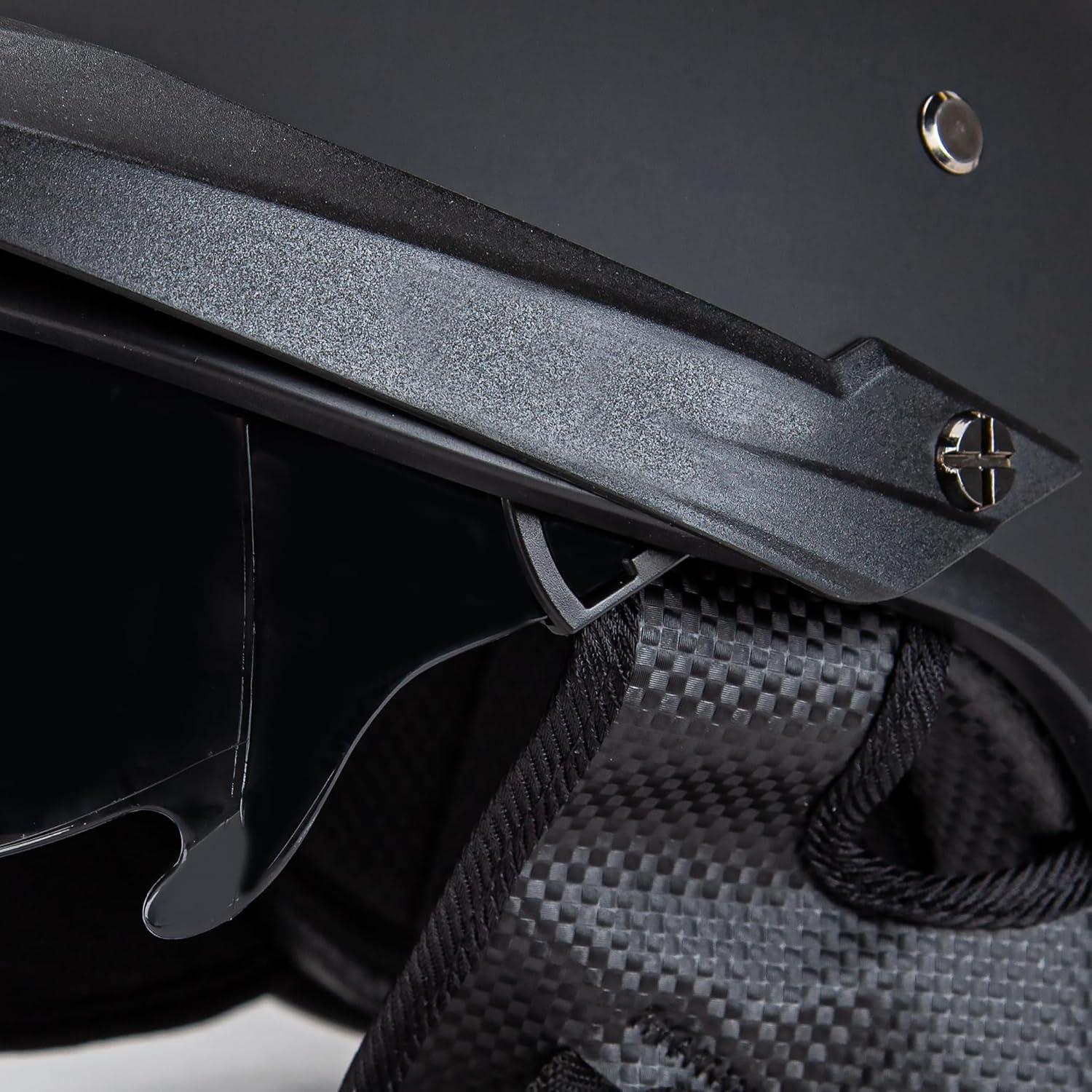 Casco de Motocicleta Cartman 513-1 S Negro Mate DOT