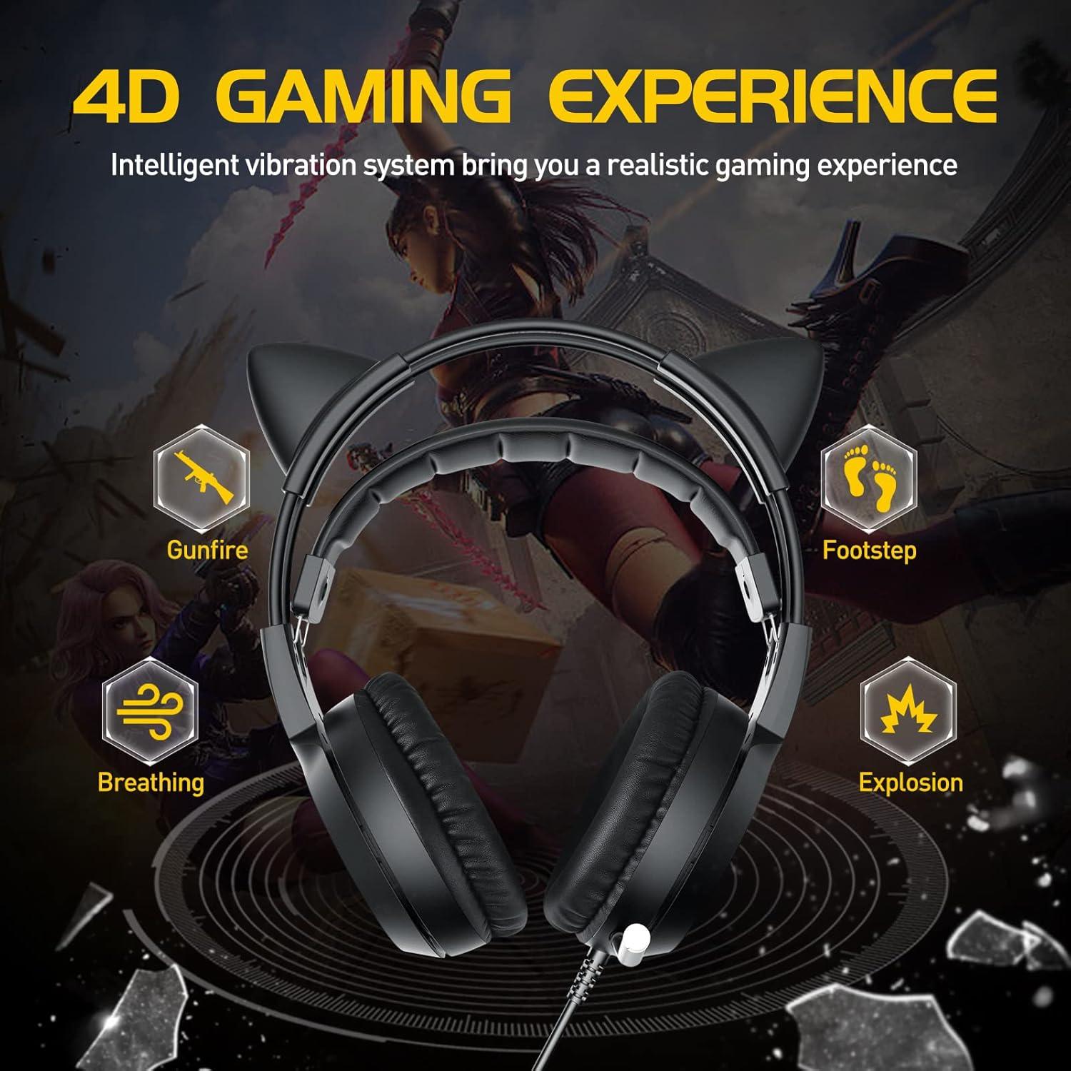 Auriculares Gaming SOMIC G951 Negro 7.1 Sonido Surround LED