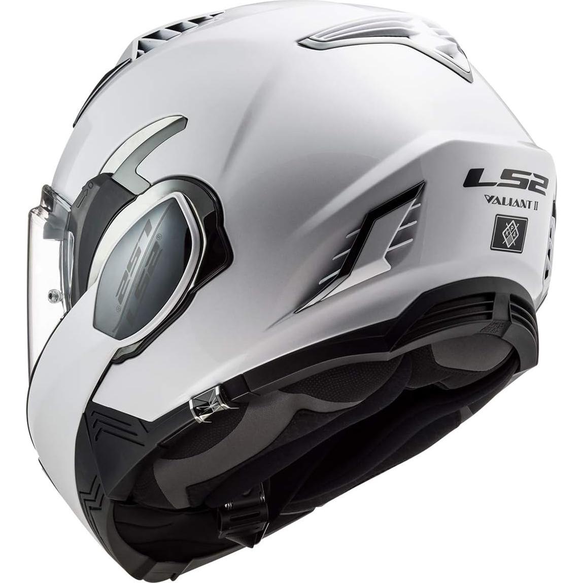 Casco Modular LS2 Valiant II Unisex 3X-Large Blanco