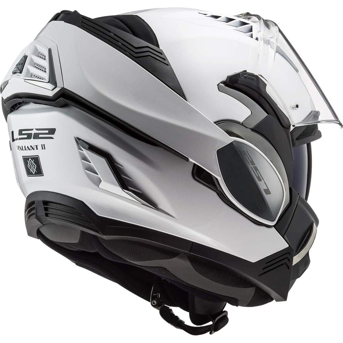 Casco Modular LS2 Valiant II Unisex 3X-Large Blanco
