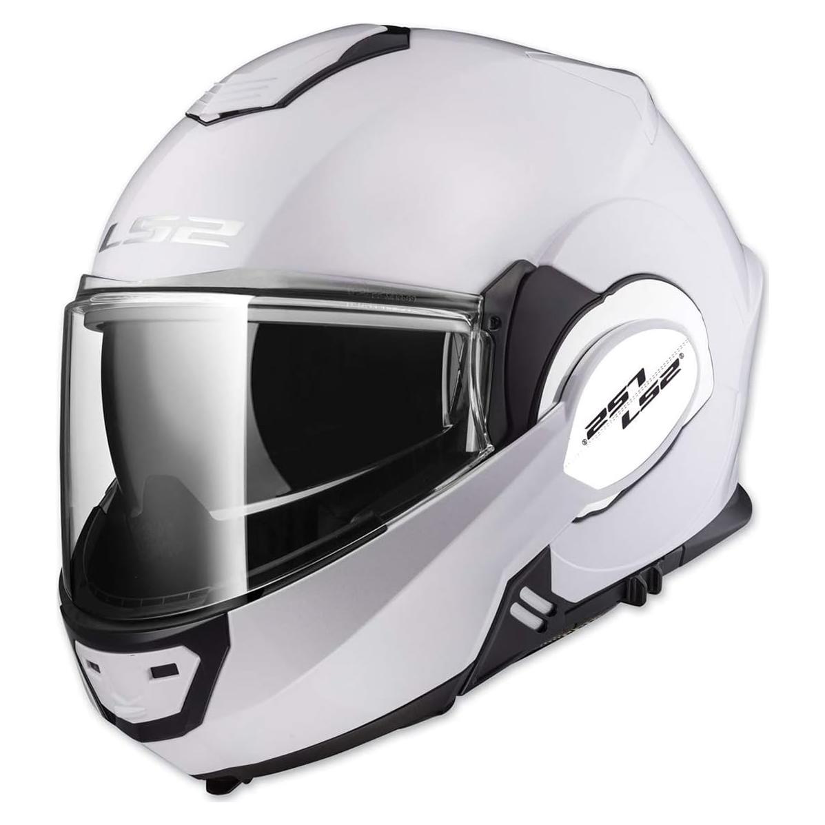 Casco Modular LS2 Valiant X-Pequeño Blanco KPA