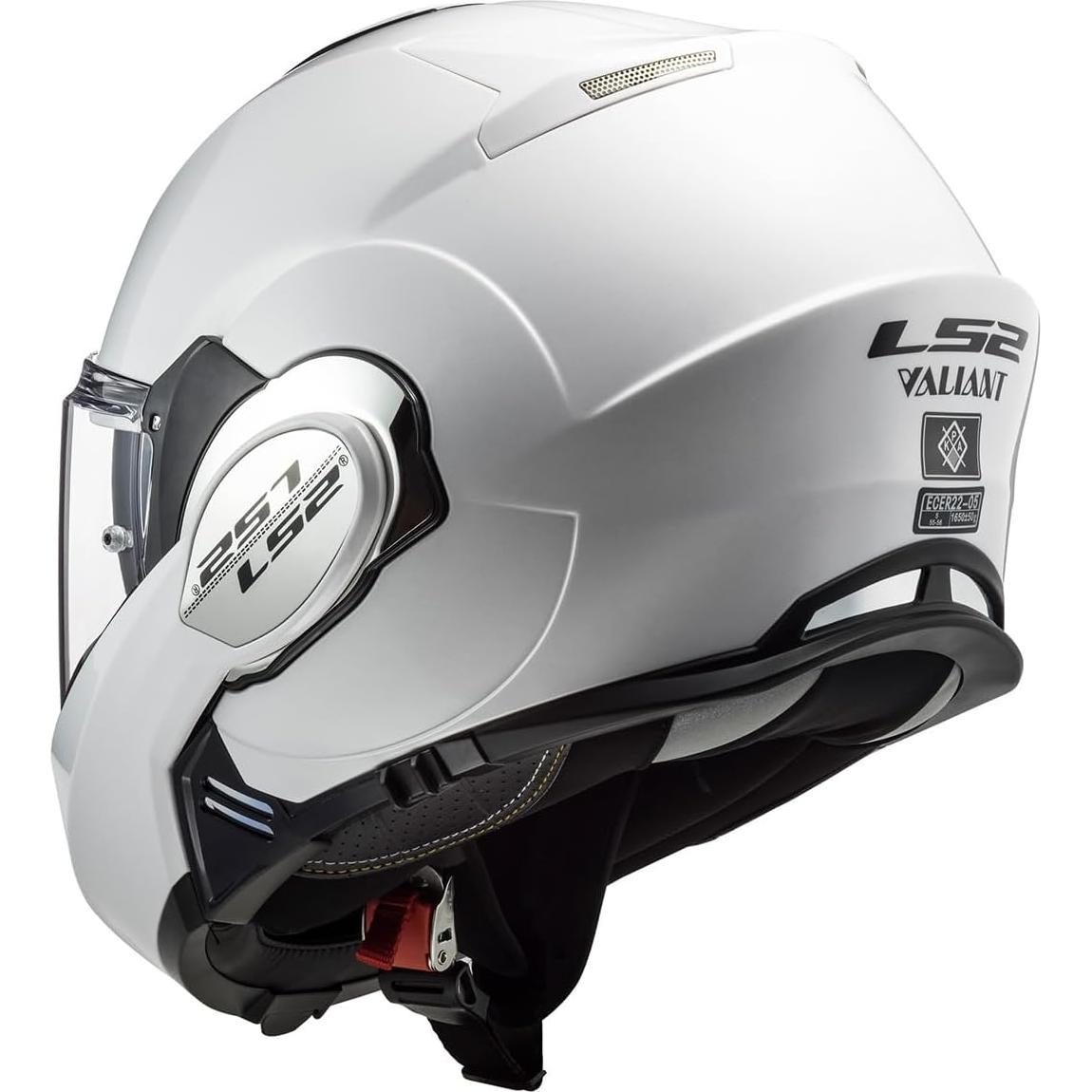 Casco Modular LS2 Valiant X-Pequeño Blanco KPA