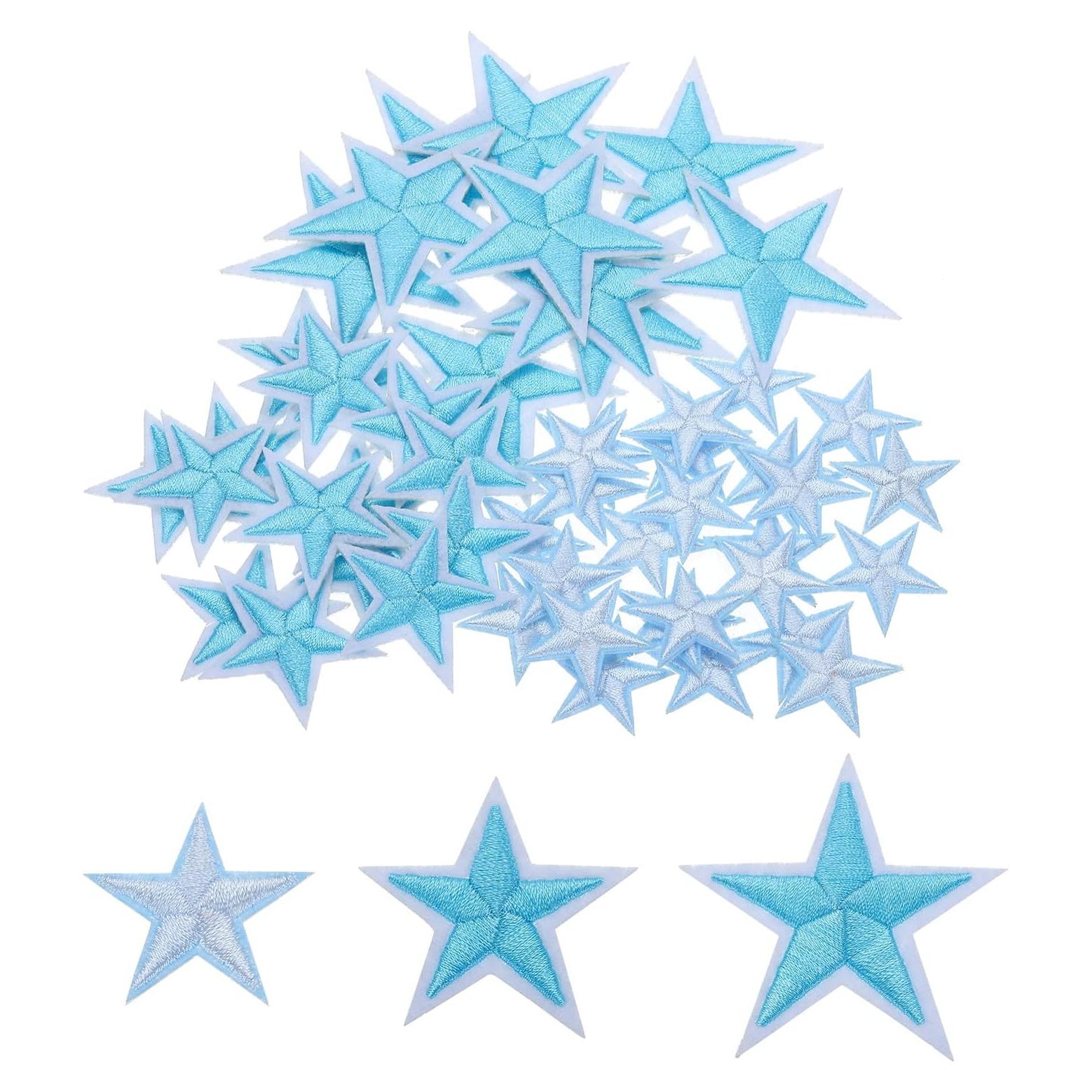 Parche de Planchar MECCANIXITY Estrella Azul 50 Piezas