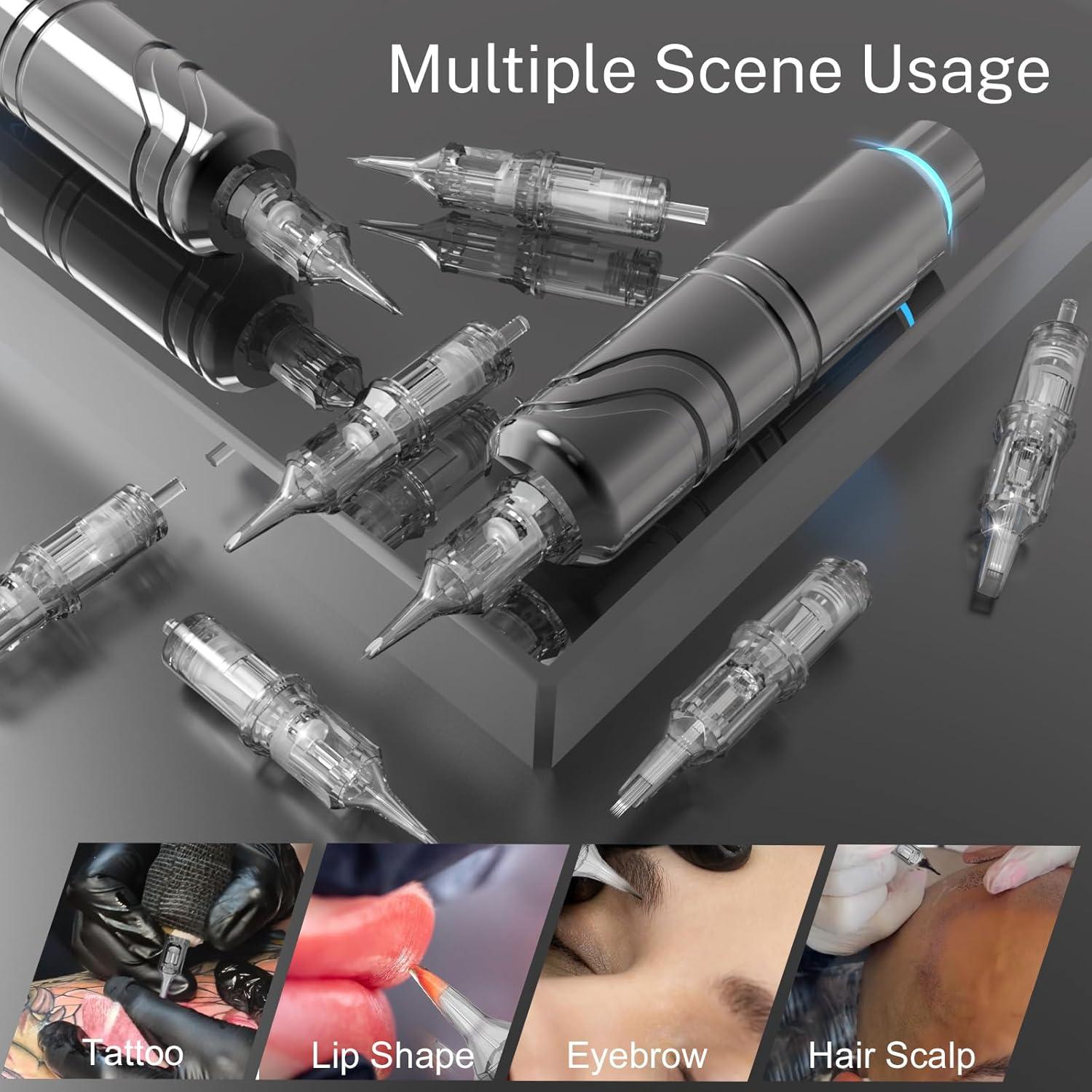 Agujas de Tatuaje YILONG 20pcs 0.3mm Liner Redondo Desechables