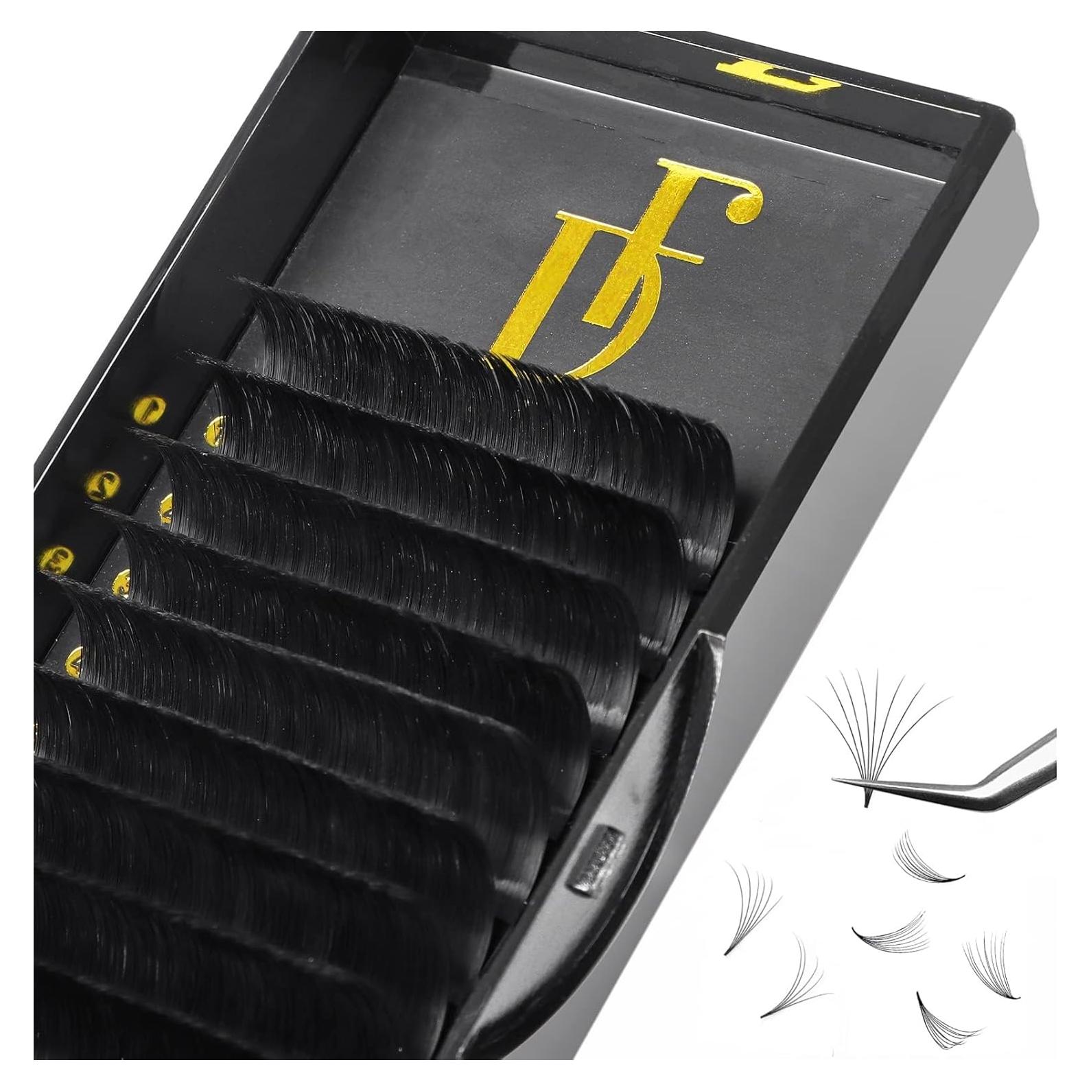Extensiones de Pestañas Volumen Easy Fan 0.03 C 10mm DF touchjoy