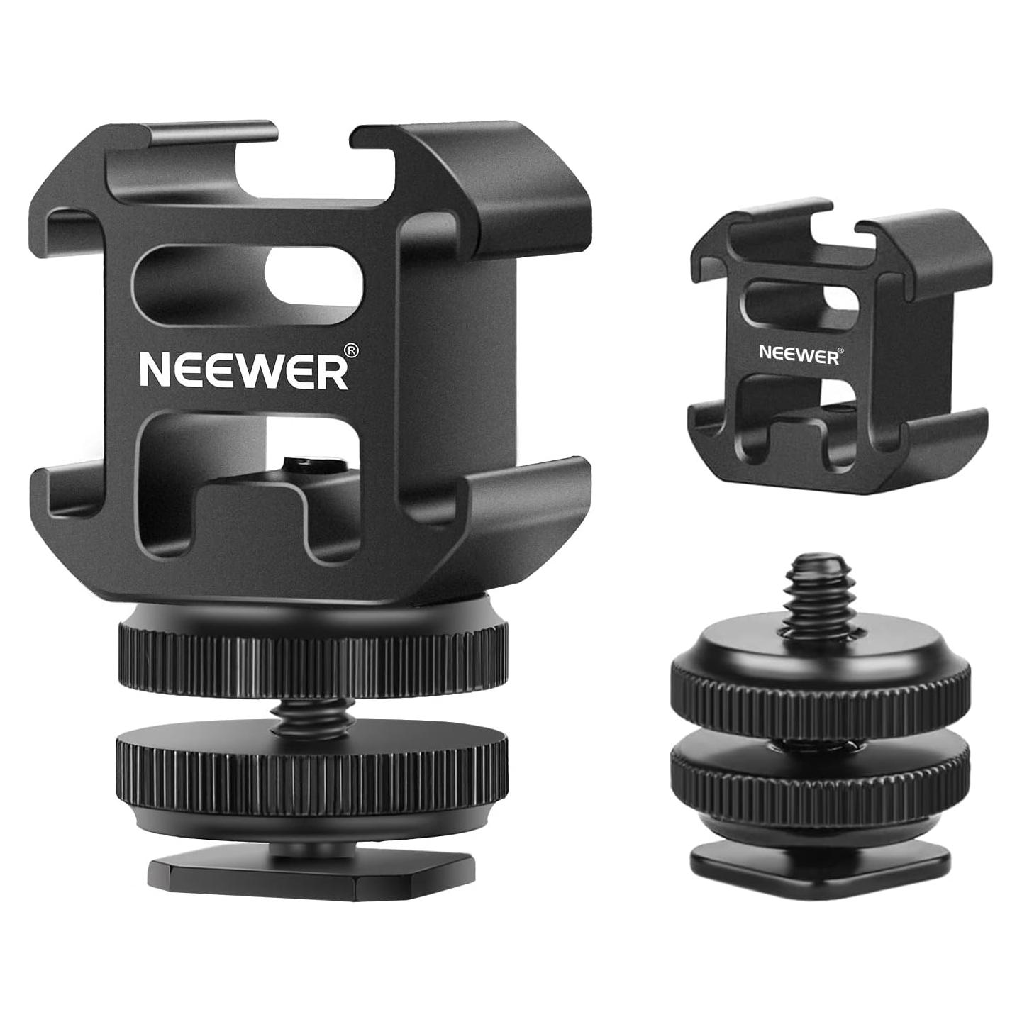 Adaptador de zapata fría NEEWER PT-3 para cámara y micrófono