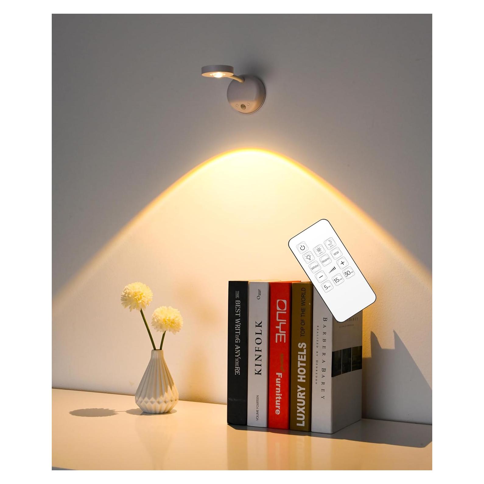 Lámpara LED de Sensor de Movimiento ANJINGHUA 2200mAh Blanca