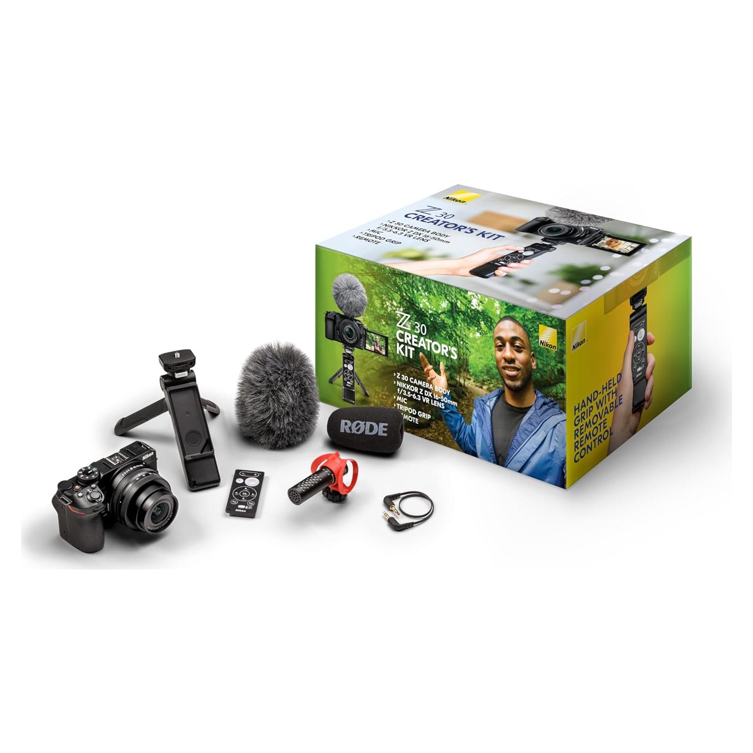 Cámara sin espejo Nikon Z 30 con lente NIKKOR 16-50mm