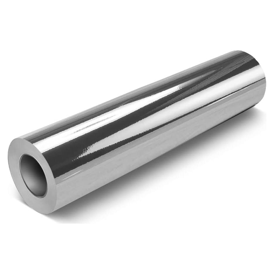 Vinilo Adhesivo Permanente VViViD DECO65 Cromo Plata 1.83m