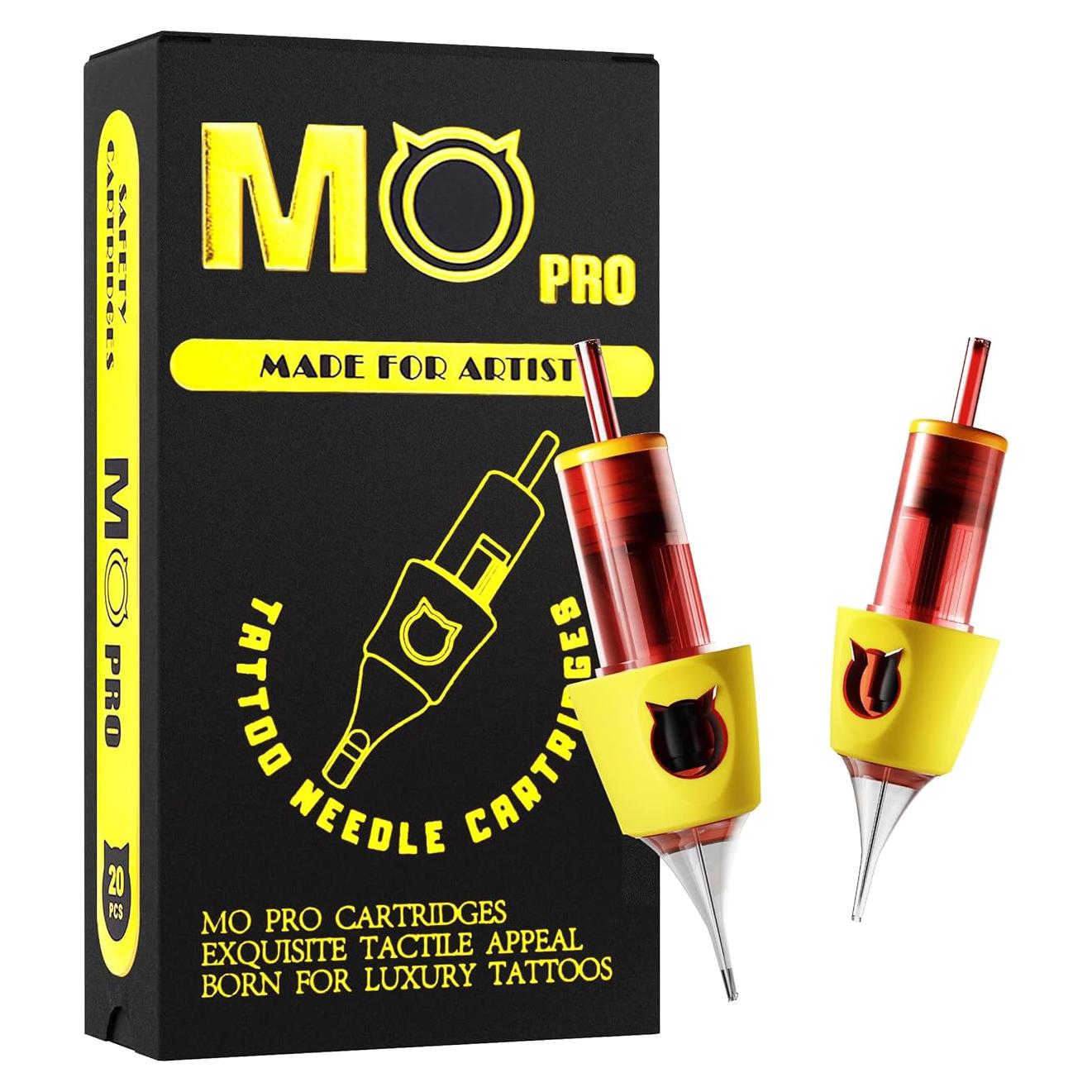 Agujas de Cartucho de Tatuaje MO PRO 20PCS Bugpin #10 Liner