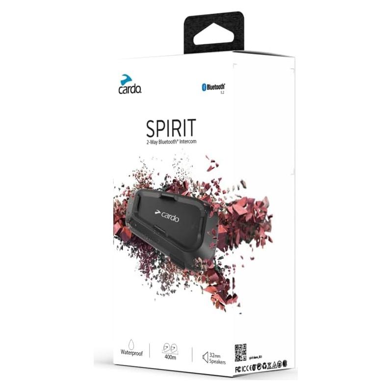 Auricular Bluetooth Cardo Spirit para Motocicleta - Impermeable