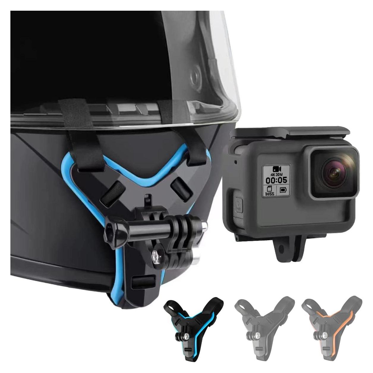 Soporte de Correa para Casco Lupholue GoPro Hero 12-6 Azul