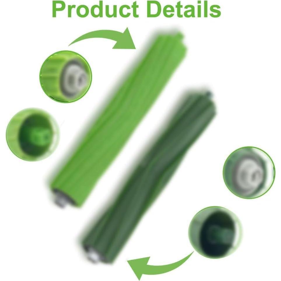 2 Juegos de Cepillos de Repuesto HUIAWAY para Aspiradoras i3 i4 i6 i7 i8