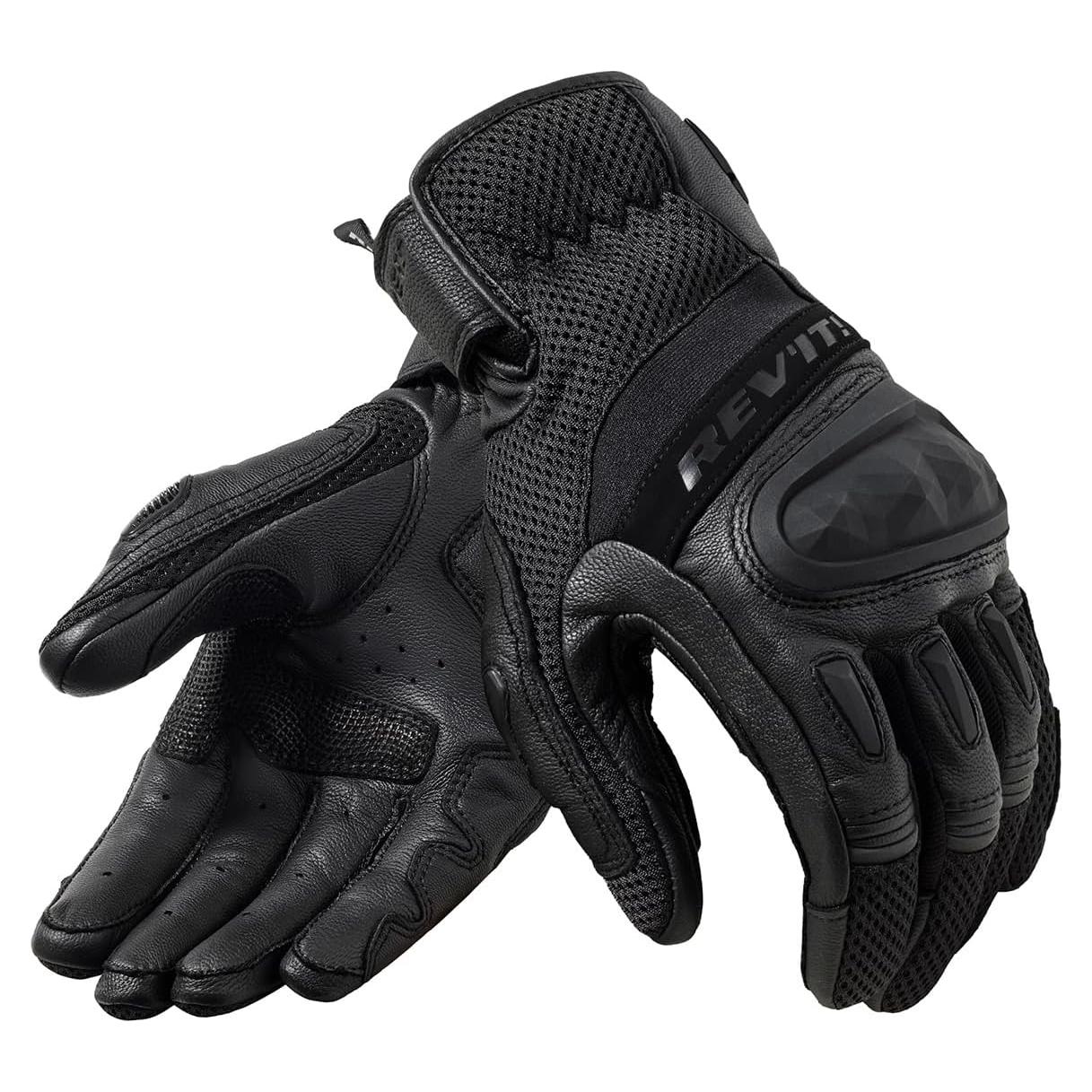 Guantes de Motocicleta REV'IT! Dirt 4 - Negro - Grande