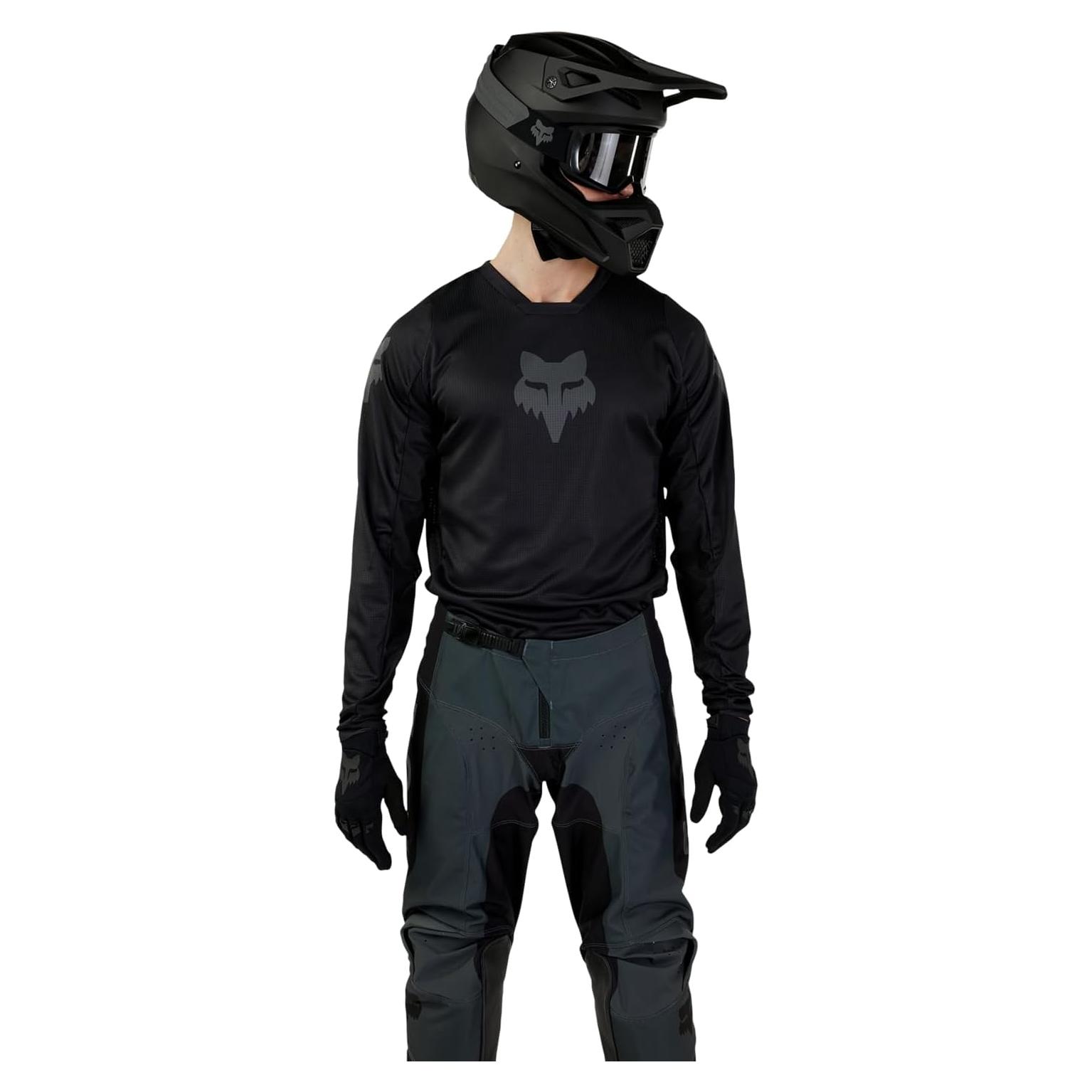 Jersey de Motocross Fox Racing 180 Blackout Hombre X-Small