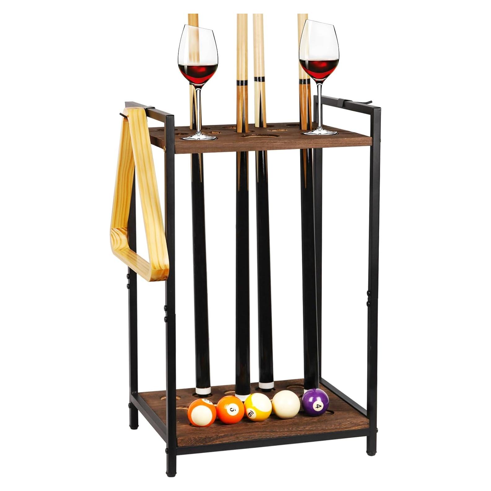 Soporte para Palos de Billar Jolensoy 10 Huecos Negro