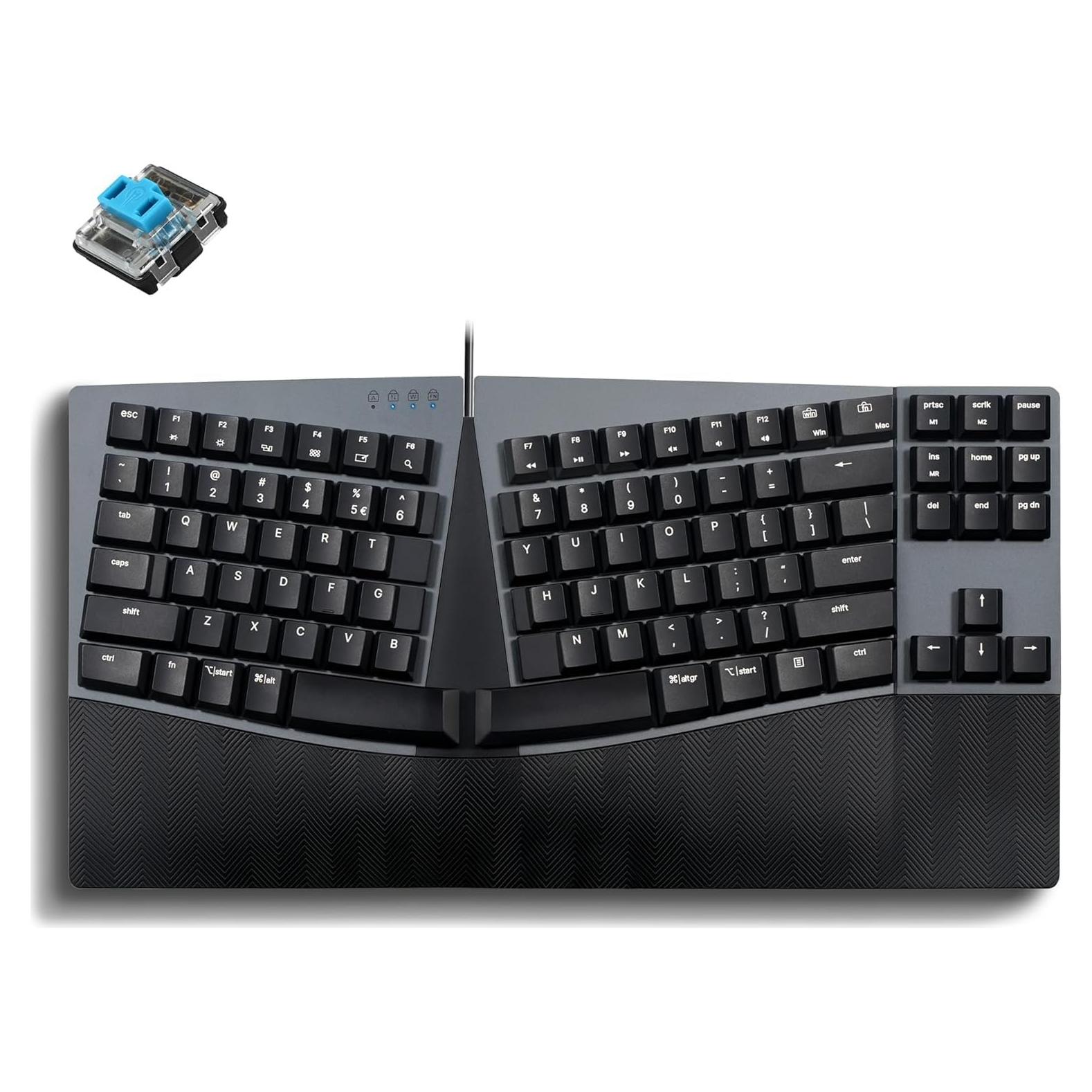 Teclado Mecánico Compacto Perixx PERIBOARD-335 Ergonómico