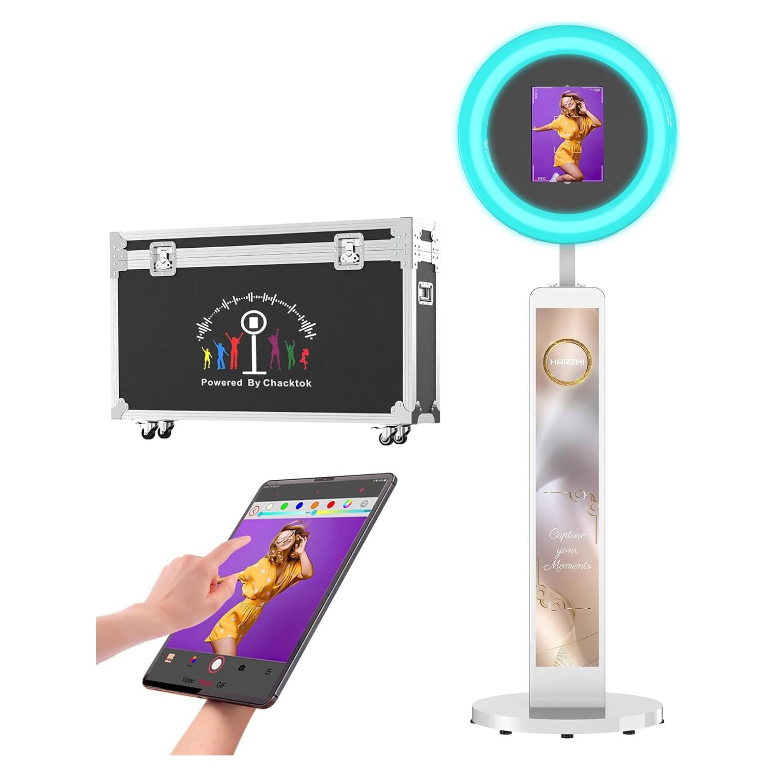 Cabina de Fotos Portátil HARZHI para iPad 10.2" a 12.9"