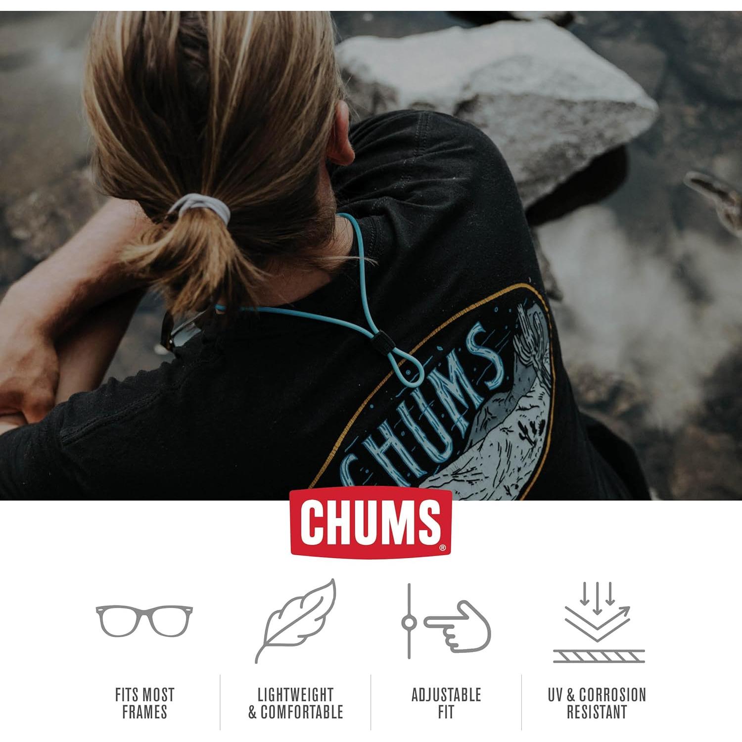 Soporte Ajustable para Gafas Chums Slim - Silicona 48 cm