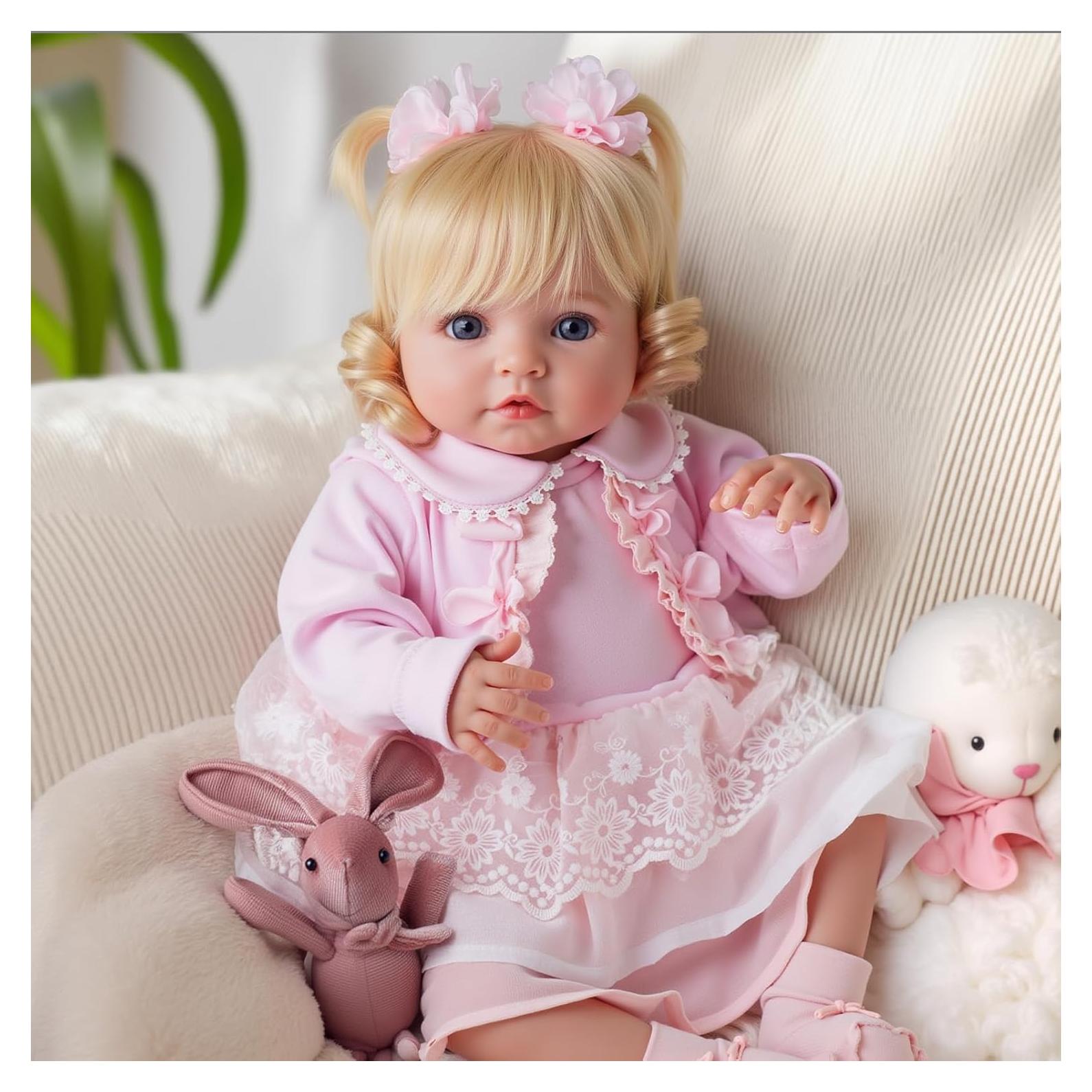 Muñeca Reborn BABESIDE 20" Realista con Accesorios