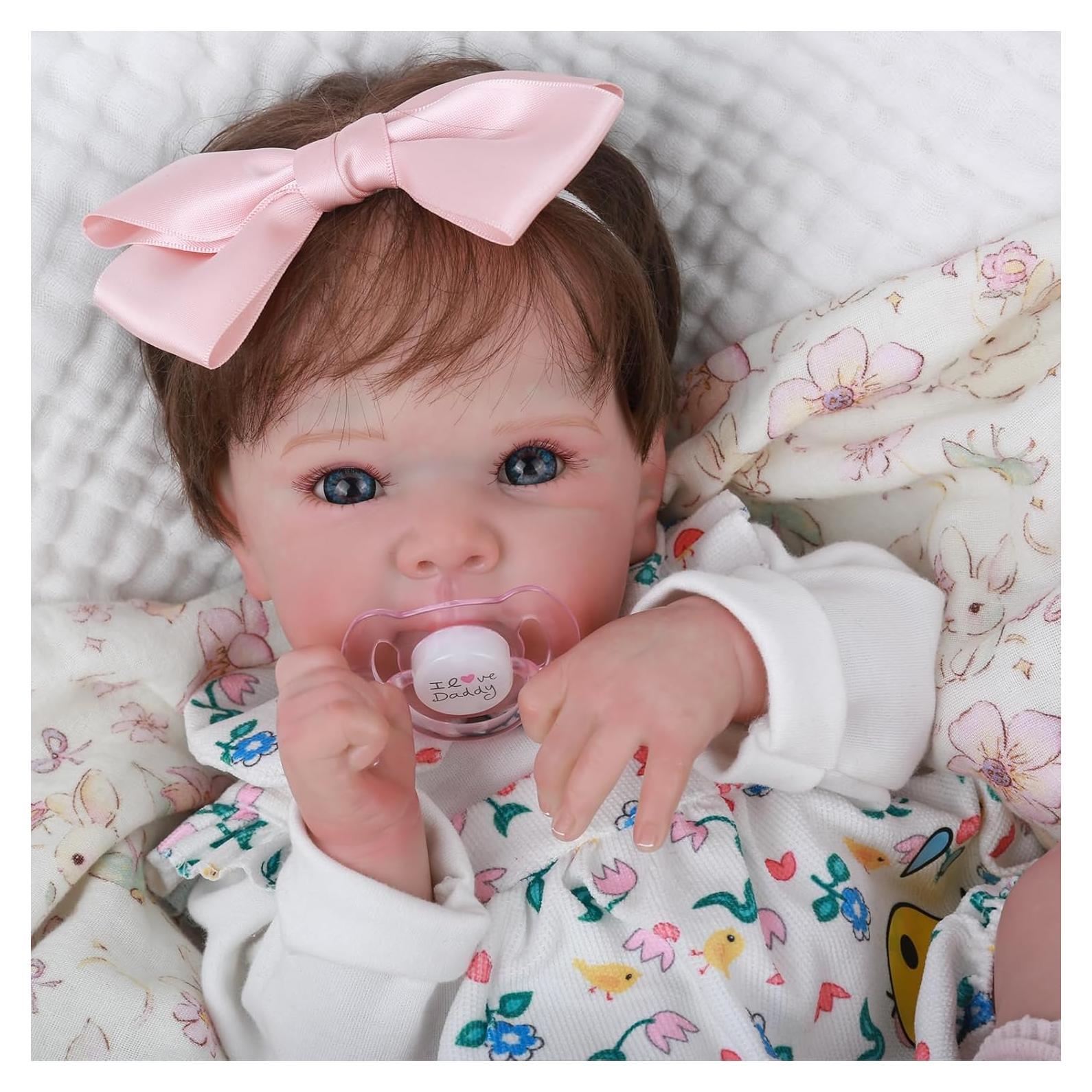 Muñeca Reborn Realista WOOROY 51 cm Bebé Niña Hecha a Mano