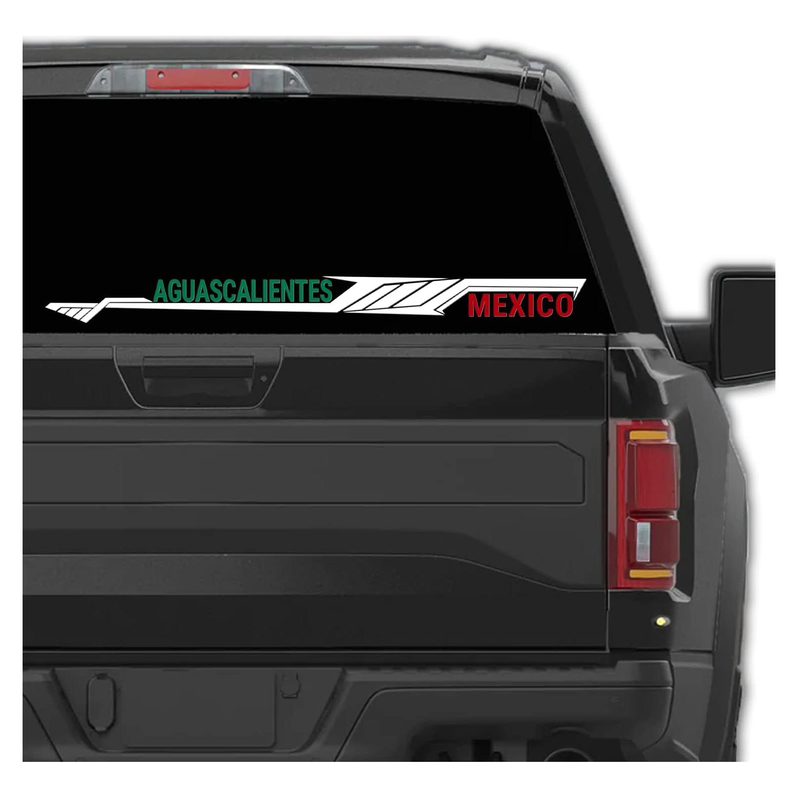 Calcomanía Vinilo Aguascalientes México 38.1 cm para Camión