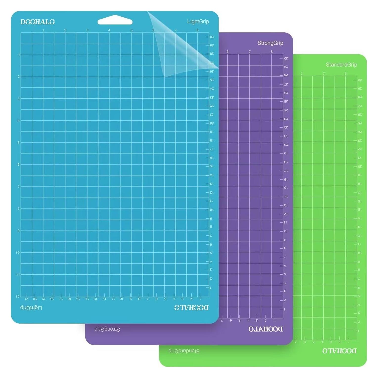 Alfombrillas de Corte DOOHALO para Cricut Joy Xtra - 3 Variedades