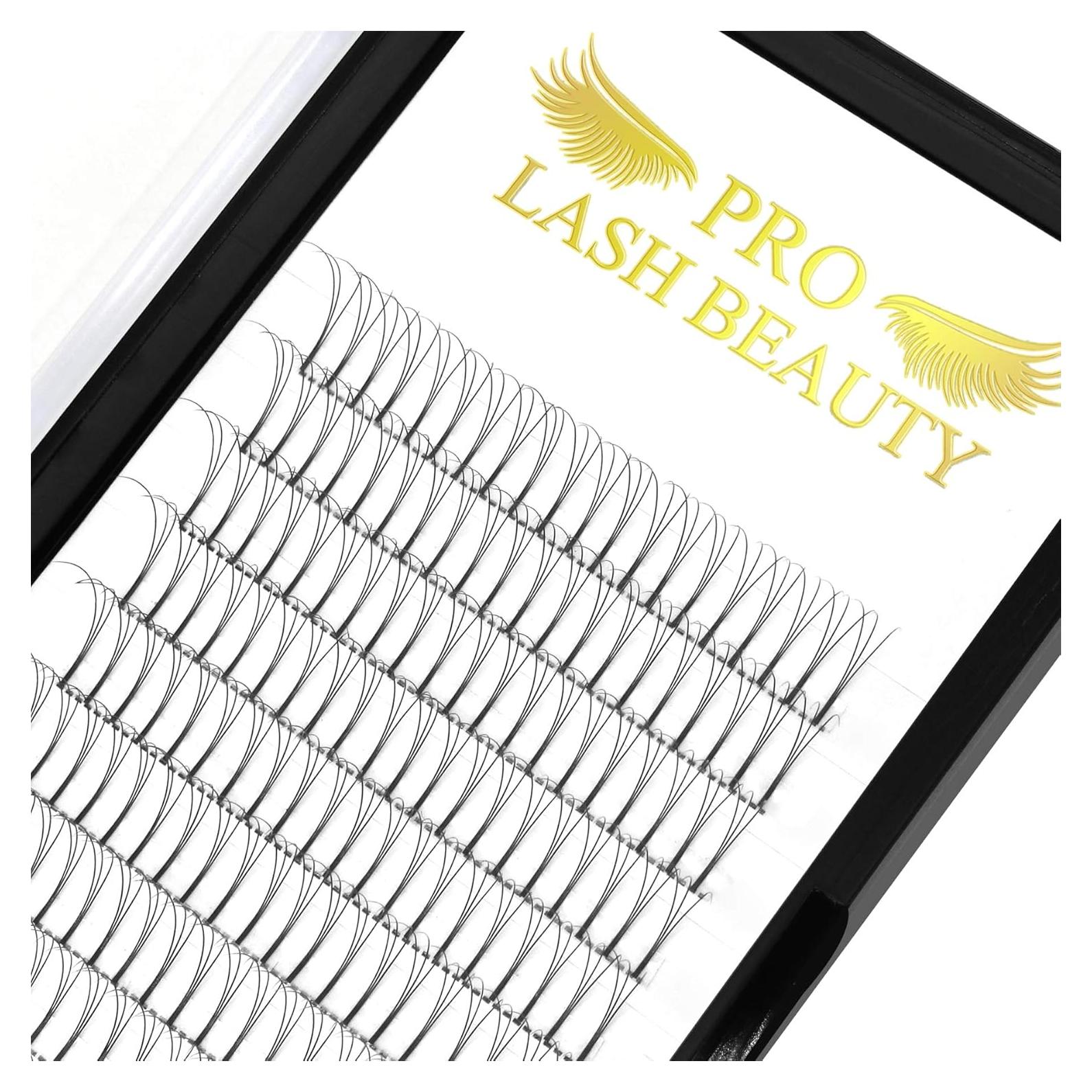 Extensiones de Pestañas Premontadas PRO LASH 3D C 0.07 9-16mm