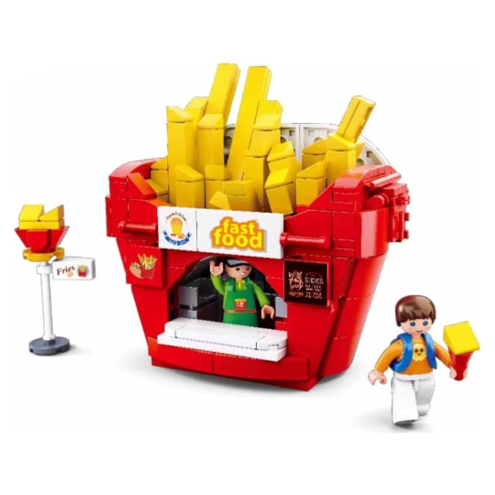Bloques de Construcción General Jim Restaurante Comida Rápida 320 Piezas