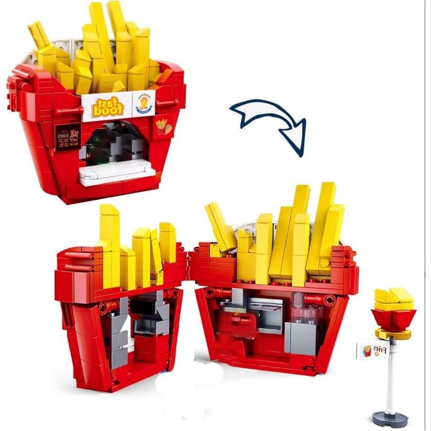 Bloques de Construcción General Jim Restaurante Comida Rápida 320 Piezas