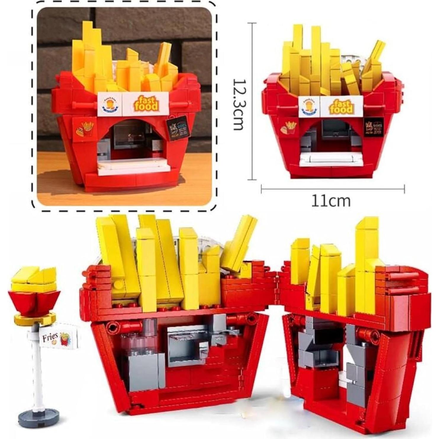 Bloques de Construcción General Jim Restaurante Comida Rápida 320 Piezas
