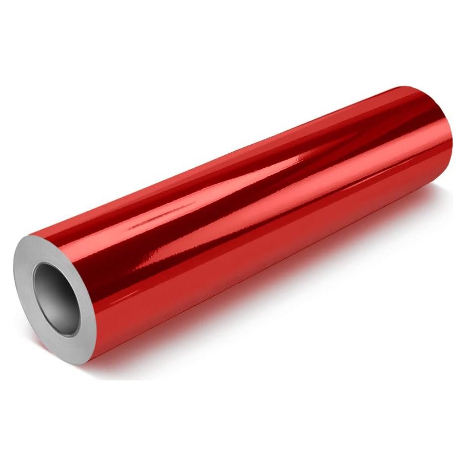 Vinilo Adhesivo Permanente VViViD DECO65 Rojo Cromo 2.13m x 0.30m