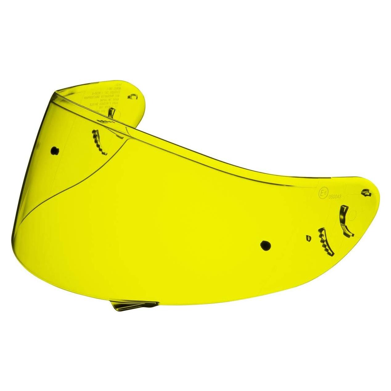 Escudo Pinlock Shoei CW-1 Amarillo HI-DEF para Casco