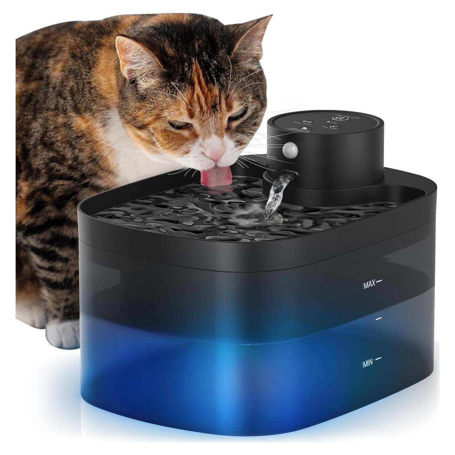 Fuente de Agua Inalámbrica para Gatos Putilog 2.5L con Sensor