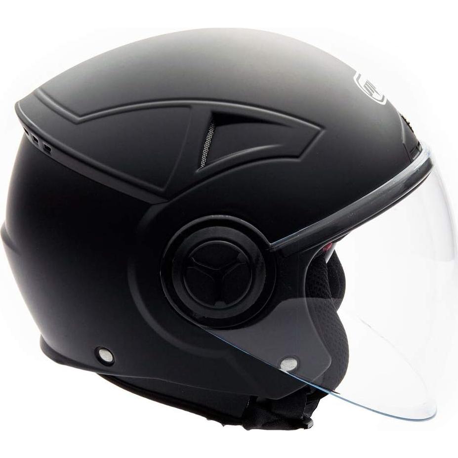 Casco Abierto MMG Blaze Negro Mate Mediano DOT